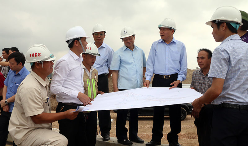 Lãnh đạo tỉnh kiểm tra một số công trình xây dựng tại thành phố Bắc Ninh
