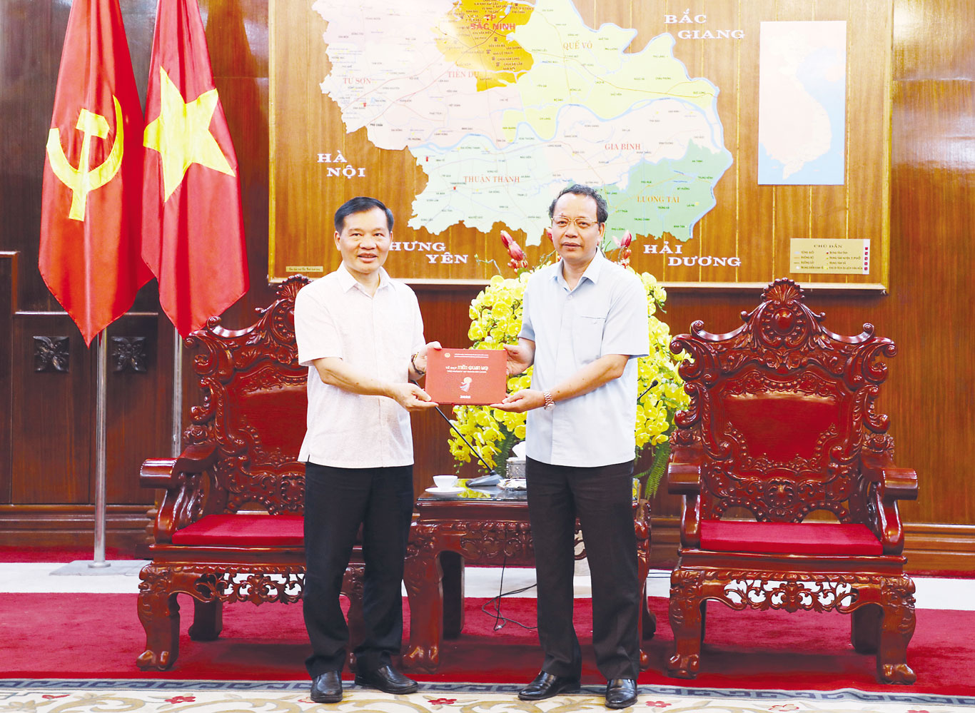 Đoàn công tác Văn phòng Trung ương Đảng thăm, làm việc tại tỉnh Bắc Ninh